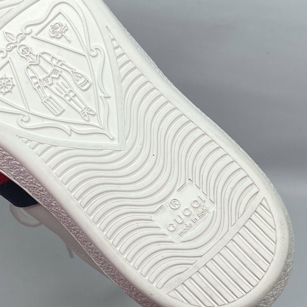 Gucci New Ace Leather Sneakers size 8.5/us size 9.5 - Picture 12 of 12